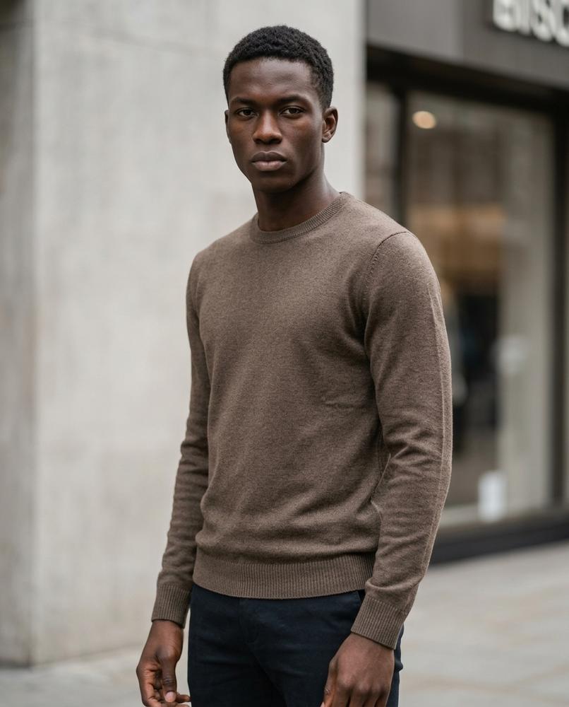 Buckle District - Damud | Fine-Knit Slim-Fitting Sweater Men