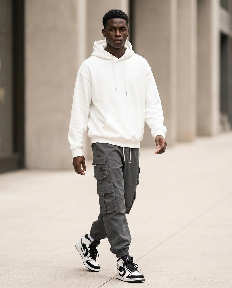 Buckle District - Senud | Loose-Fit Cuffed Trousers Men
