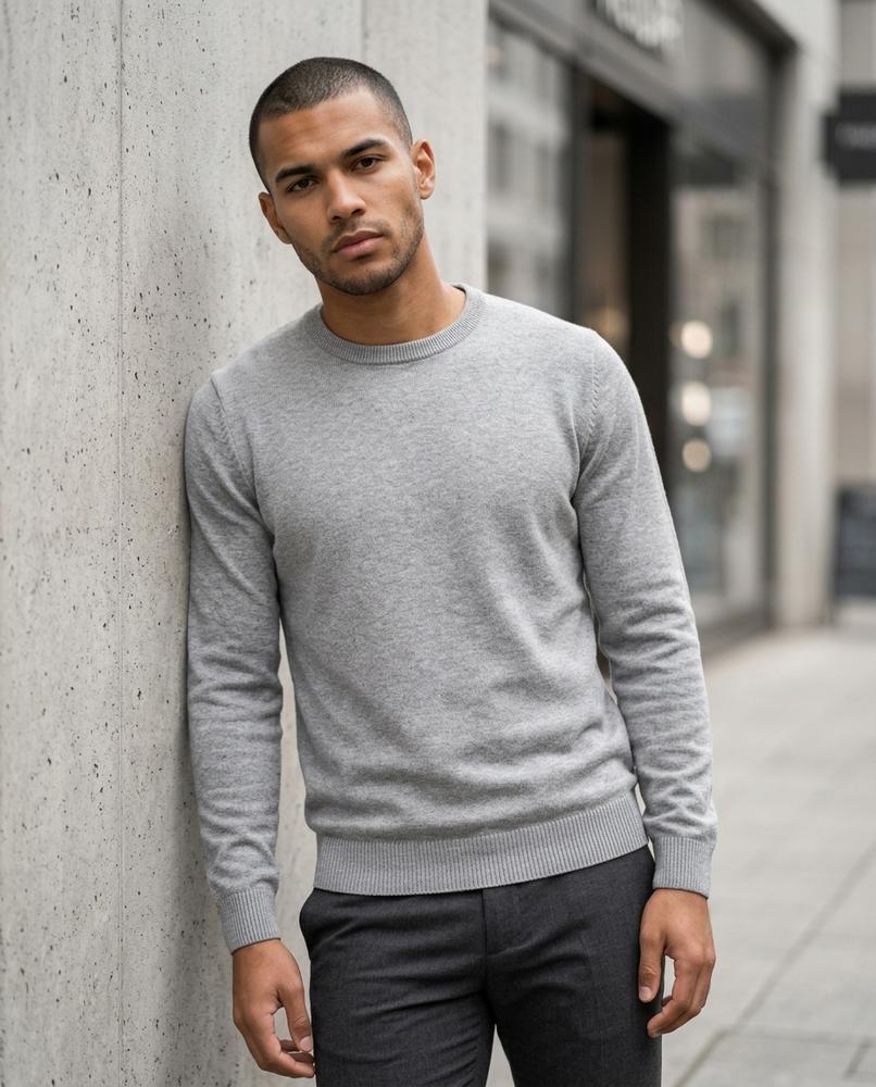 Buckle District - Damud | Fine-Knit Slim-Fitting Sweater Men