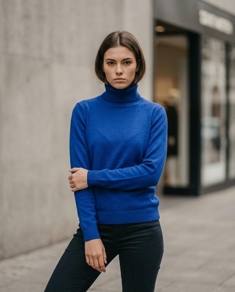 Buckle District - Yuzel | Knitted Long-Sleeved Turtleneck Sweater Men