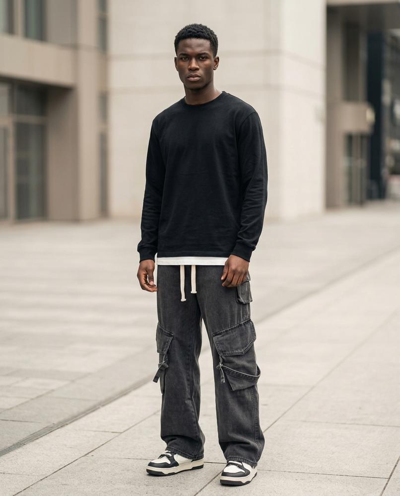 Buckle District - Vural | Washed Multi-Pocket Trousers Men
