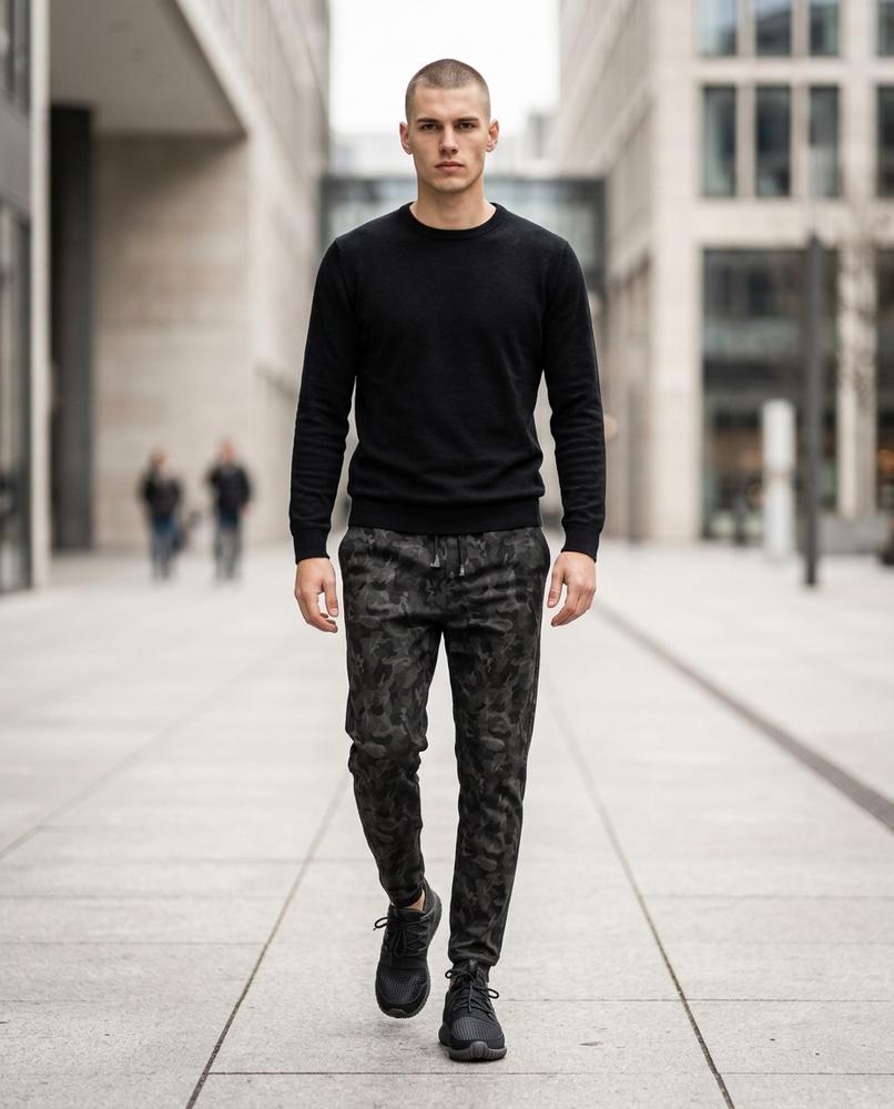 Buckle District - Ketak | Loose-Fitting Cuffed Trousers Men