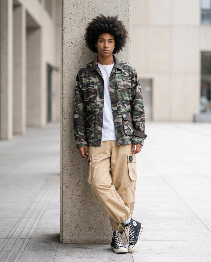 Buckle District - Ketak | Loose-Fitting Cuffed Trousers Men